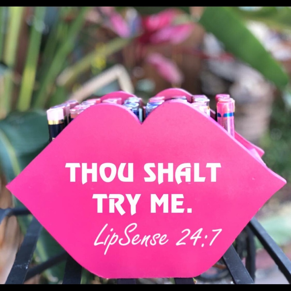 Handmade Wooden stand for Lipsense-  50pc holder